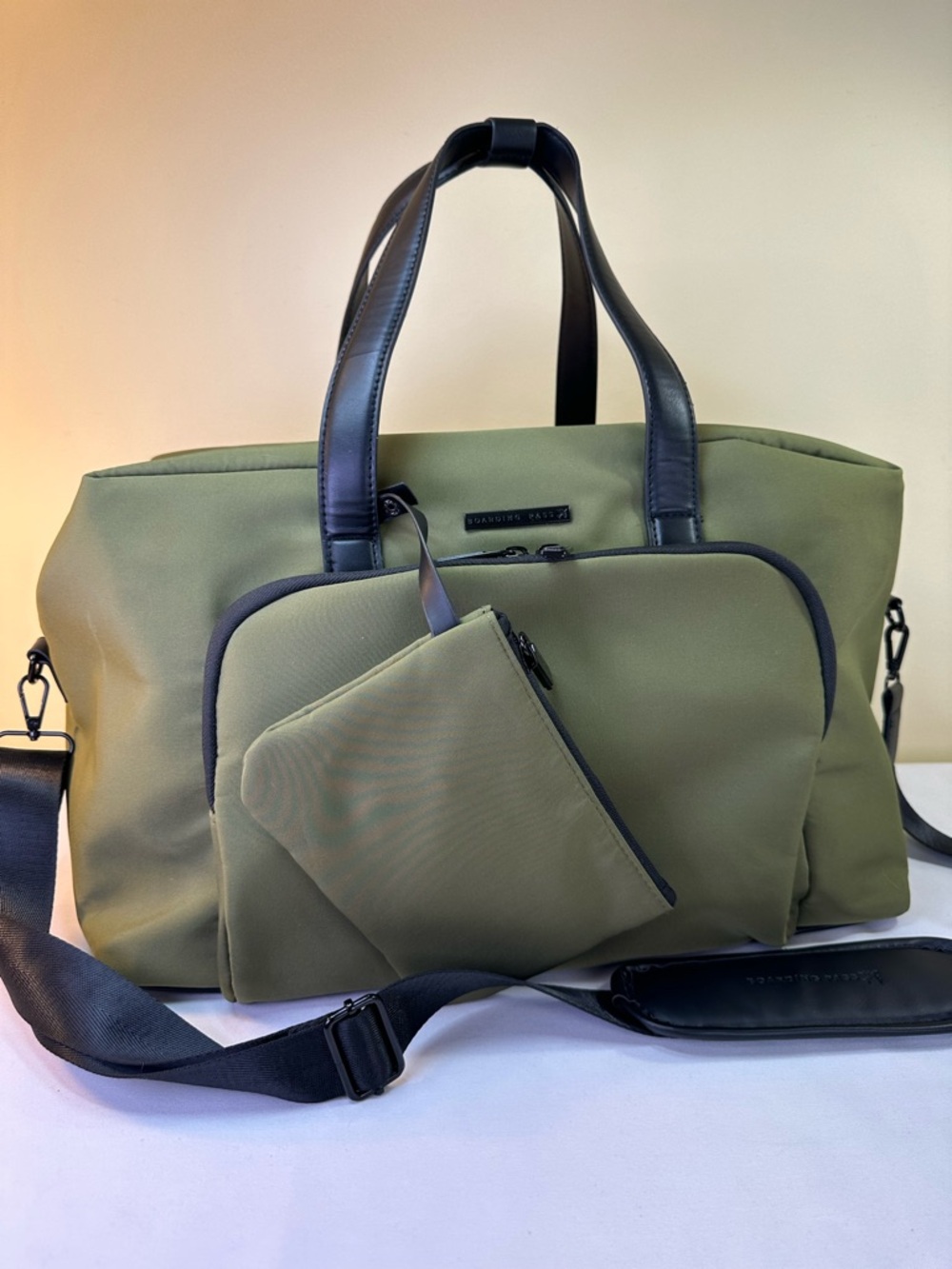 Boarding Pass Expedition High Density Sport Nylon Weekender Olive Laptop Ready